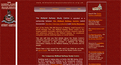 Desktop Screenshot of midlandrailwaystudycentre.org.uk